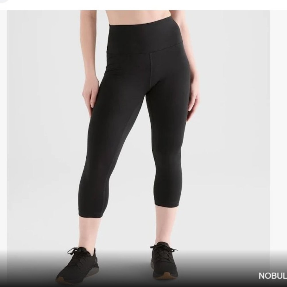 NOBULL High Rise Crop (Matte) Black Small NWOT